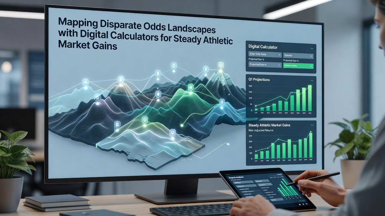 Calculator dashboard mapping tennis and basketball odds across international bookmakers with highlighted stake proportions and profit margins